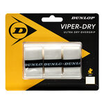 Dunlop D TAC VIPERDRY OVERGRIP WHITE 3PCS